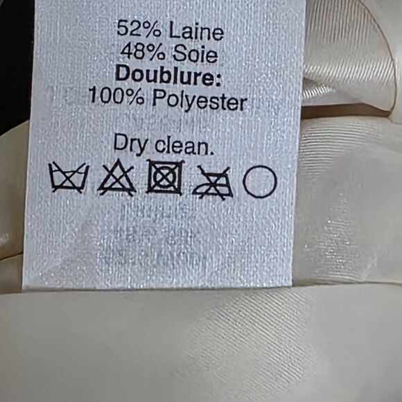 J.Crew Wool Silk Ivory Pencil Skirt Size 14 - Picture 6 of 8